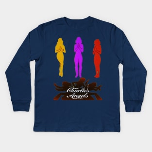 Charlies angels Kids Long Sleeve T-Shirt